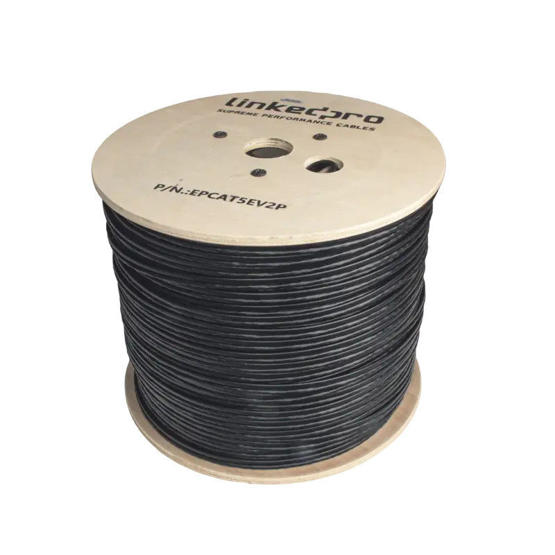 Bobina de Cable Siamés Cat5E CCA + 2 Cables G Bobina de Cable Siamés Cat5E CCA + 2 Cables G