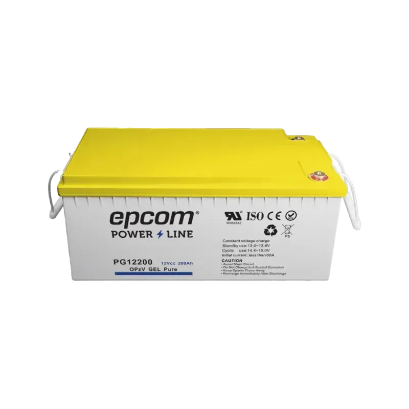 Batería de GEL PURO OPzV12 V @ 200 AhCiclo profund