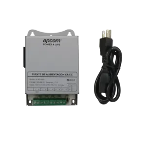 Fuente de Poder MetálicaPara 4 CámarasAjustables a