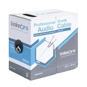 Cable para audio profesional de 2 conductores cali