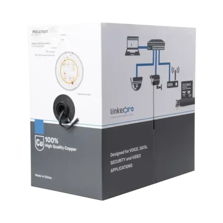 Bobina de cable de 305 m, Cat5e , FTP, blindado, c