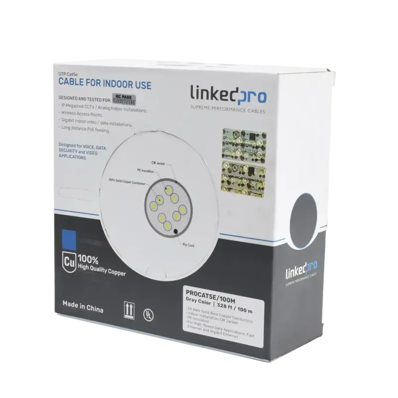 Cable Cat5e de alto rendimiento, con certificacion Cable Cat5e de alto rendimiento, con certificacion