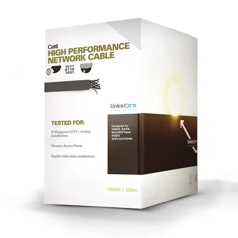 Bobina de Cable de 305 m 1000 ft Cat6 aleación de Bobina de Cable de 305 m 1000 ft Cat6 aleación de