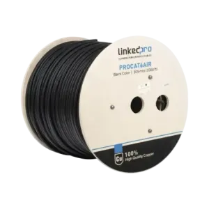 Bobina de cable FTP con Mensajero de Acero de 305