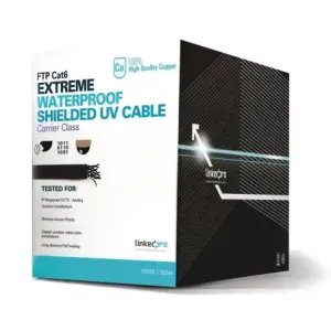 Bobina de cable de 305 Metros Cat6+ CALIBRE 23 Ext