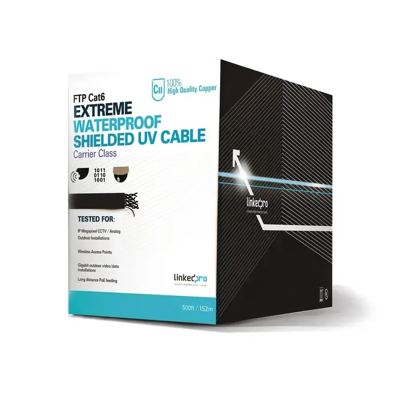 Bobina de 152.5 metros Cat6+ CALIBRE 23 Exterior B Bobina de 152.5 metros Cat6+ CALIBRE 23 Exterior B