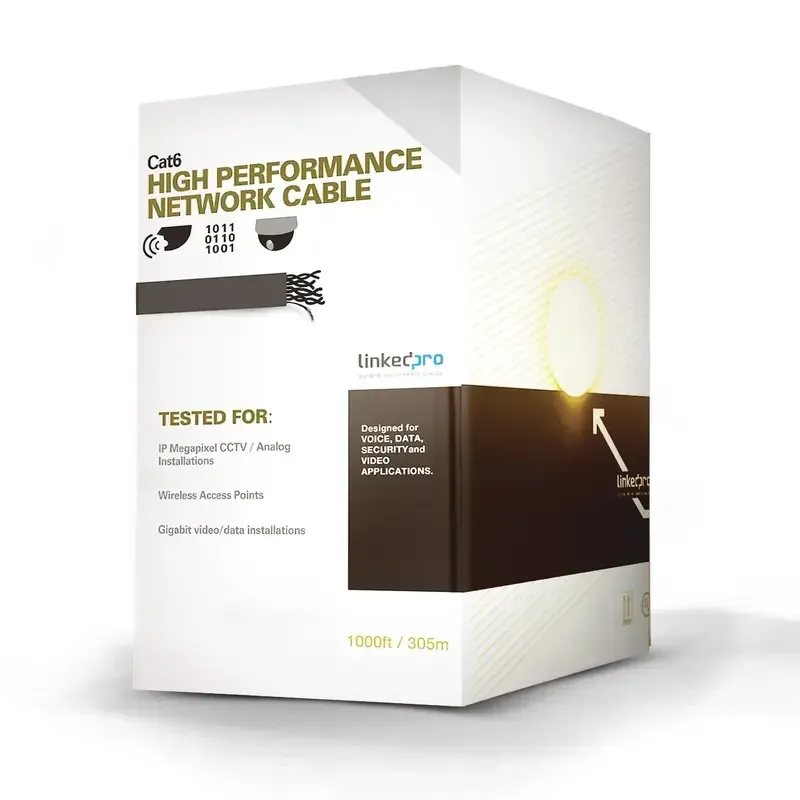 Cable Cat6+ CALIBRE 23, UTP, Intemperie con GEL DO Cable Cat6+ CALIBRE 23, UTP, Intemperie con GEL DO