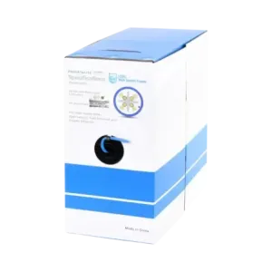 Bobina de cable de 305 metros Cat6, CM, 24 AWG, Al