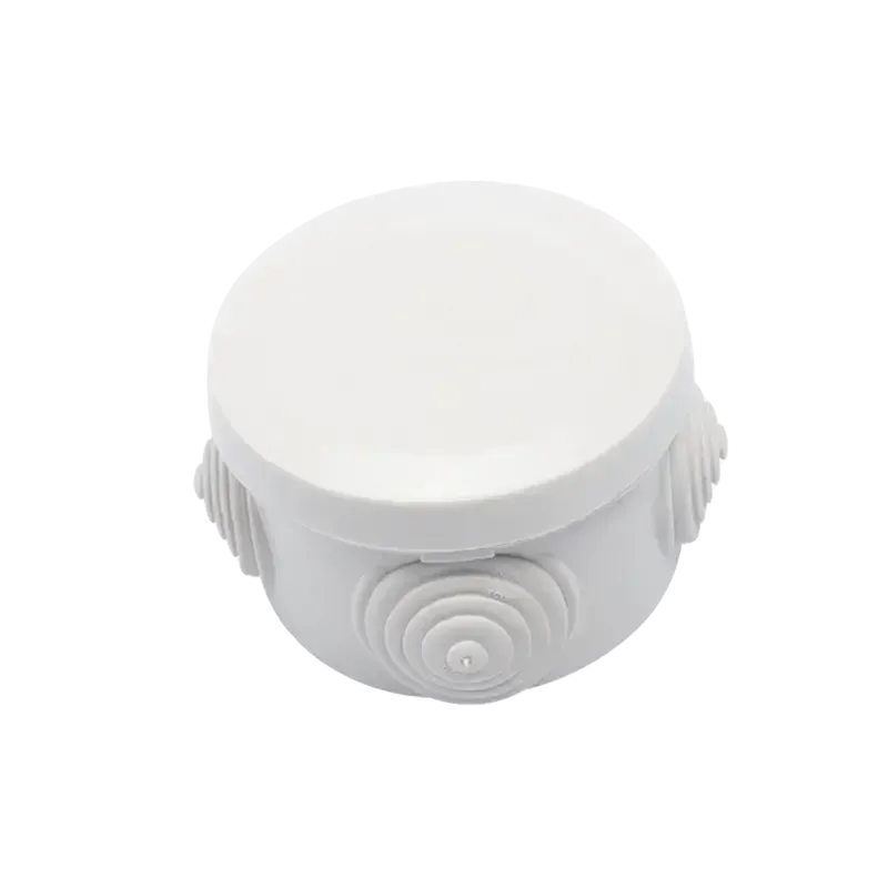 Caja Derivación-Conexión de Plástico Circular con Caja Derivación-Conexión de Plástico Circular con