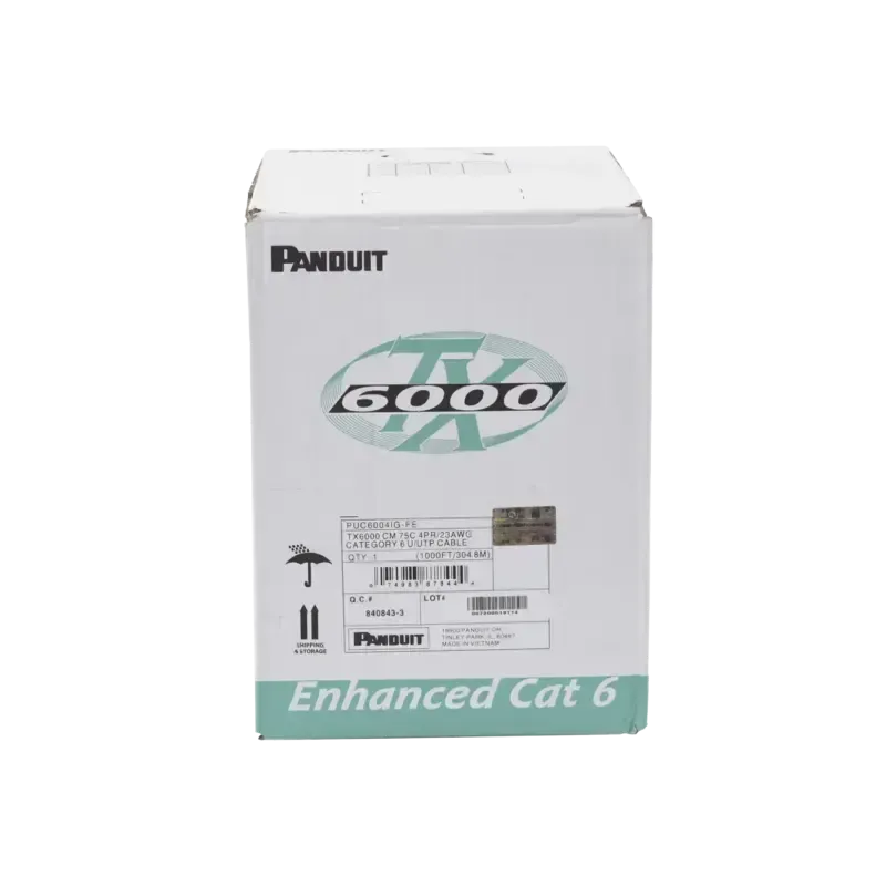 Bobina de Cable UTP 305 m. de Cobre, TX6000™ PanNe Bobina de Cable UTP 305 m. de Cobre, TX6000™ PanNe