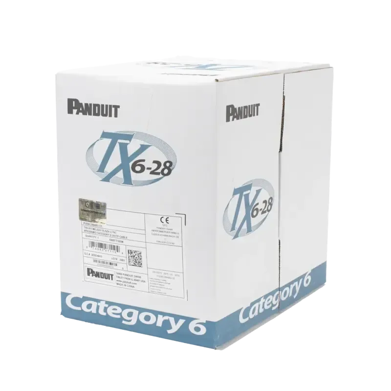 Bobina de Cable UTP 305 m. de Cobre TX6-28®, Azul, Bobina de Cable UTP 305 m. de Cobre TX6-28®, Azul,