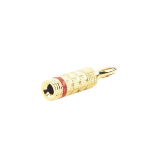 Conector Banana Tipo Tornillo para Bocinas -