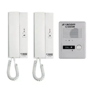 Kit de Audio Portero con 2 Auriculares y Fren