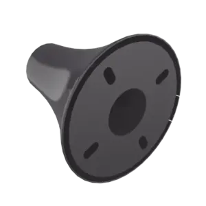 Base de suelo a techo con tapa de plástico para mo