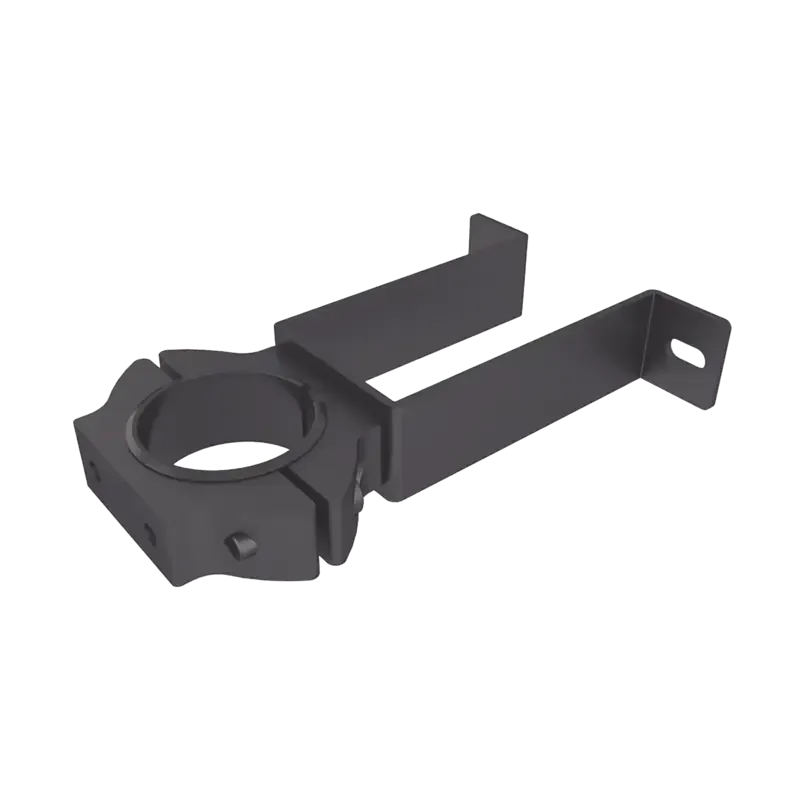 Soporte de pared con abrazadera para poste Soporte de pared con abrazadera para poste