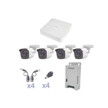 KIT TurboHD 1080 Lite - DVR 4 Canales - 4 Cám