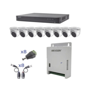 KIT TurboHD 1080p - DVR 8 Canales - 8 Cámaras