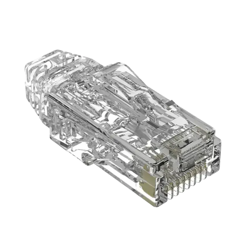 Plug RJ45 Cat6/6A, Para Cable UTP de Calibre 28 AW Plug RJ45 Cat6/6A, Para Cable UTP de Calibre 28 AW