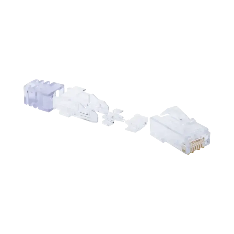 Plug RJ45 Cat6, Para Cable UTP de Calibre 23-24 AW Plug RJ45 Cat6, Para Cable UTP de Calibre 23-24 AW