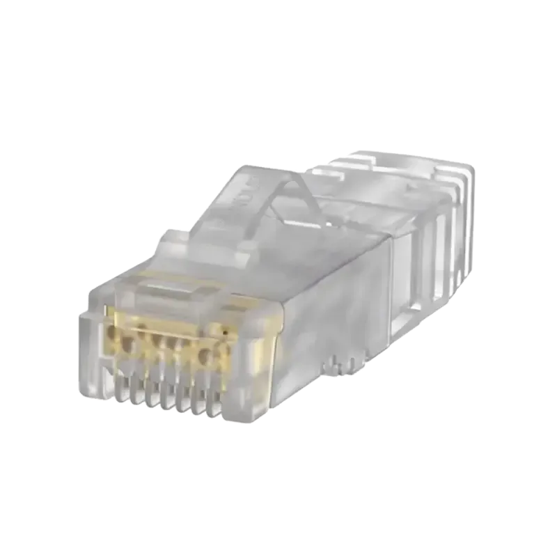 Plug RJ45 Cat6A, Para Cable UTP de Calibre 23-24 A Plug RJ45 Cat6A, Para Cable UTP de Calibre 23-24 A