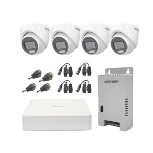 KIT TurboHD 1080p - DVR 4 Canales con audio p
