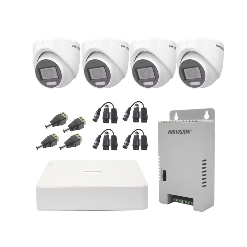 KIT TurboHD 1080p - DVR 4 Canales con audio p