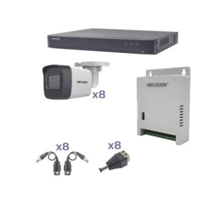 KIT TurboHD 1080p - DVR 8 Canales - 8 Cámaras