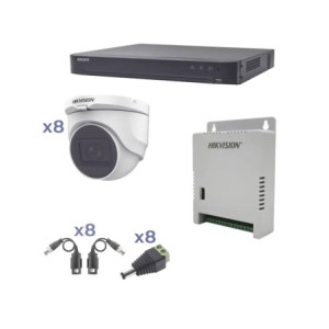 Kit TURBOHD 1080p - DVR 8 Canales - 8 Cámaras
