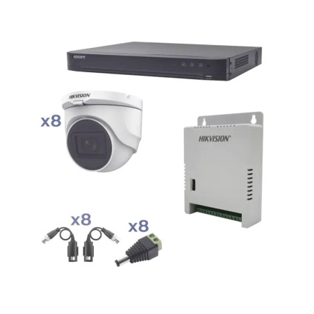 Kit TURBOHD 1080p - DVR 8 Canales - 8 Cámaras