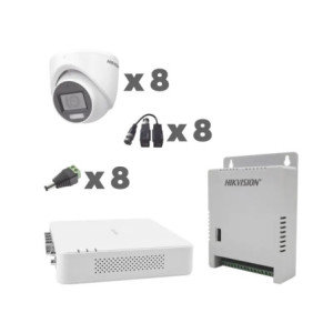 KIT TurboHD 1080p - DVR 8 Canales con audio p
