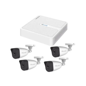 Kit IP 4 Megapixel - NVR de 4 Canales con 4 P