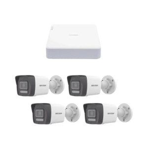 Kit IP 1080p 2 Megapixel - NVR de 4 Canales c
