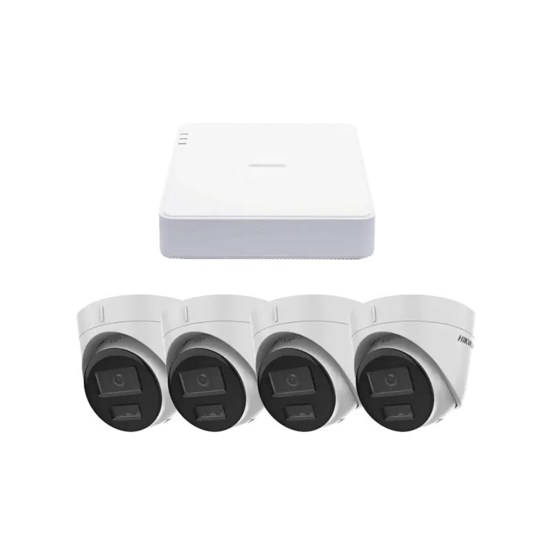 Kit IP 1080p 2 Megapixel - NVR de 4 Canales c