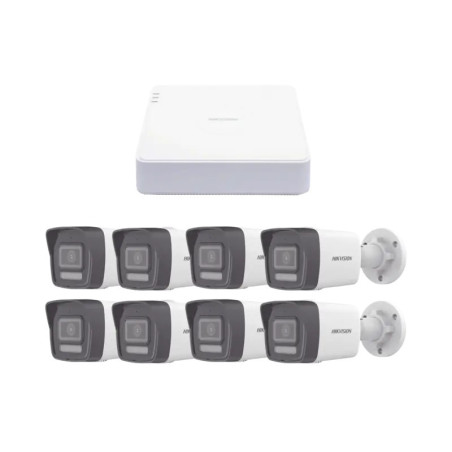 Kit IP 1080p 2 Megapixel - NVR de 8 Canales c