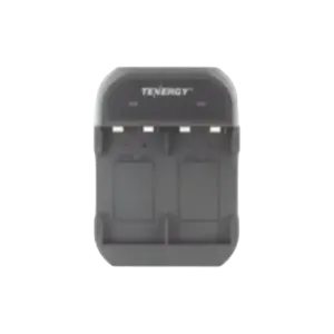 Cargador rápido de 2 compartimientos para baterías