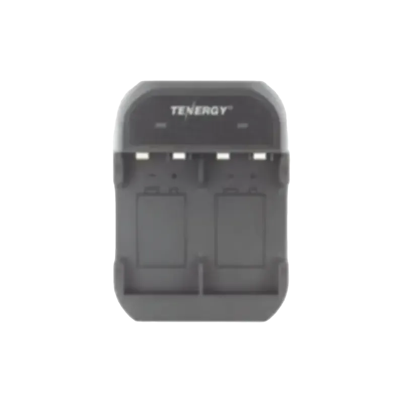 Cargador rápido de 2 compartimientos para baterías Cargador rápido de 2 compartimientos para baterías