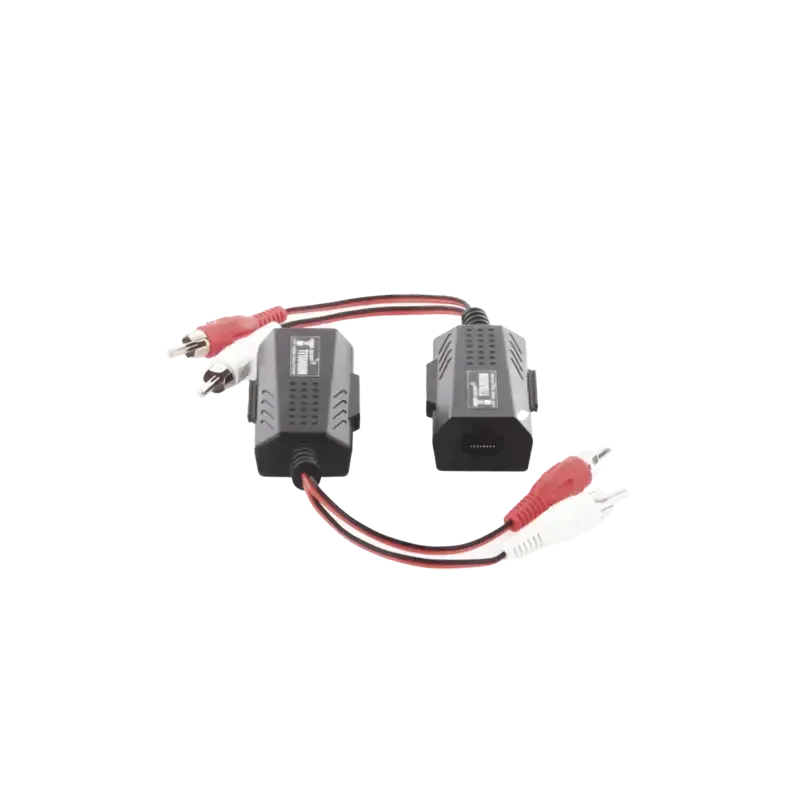 Balun Extensor de audio analogo estereo RCA a RJ45 Balun Extensor de audio analogo estereo RCA a RJ45