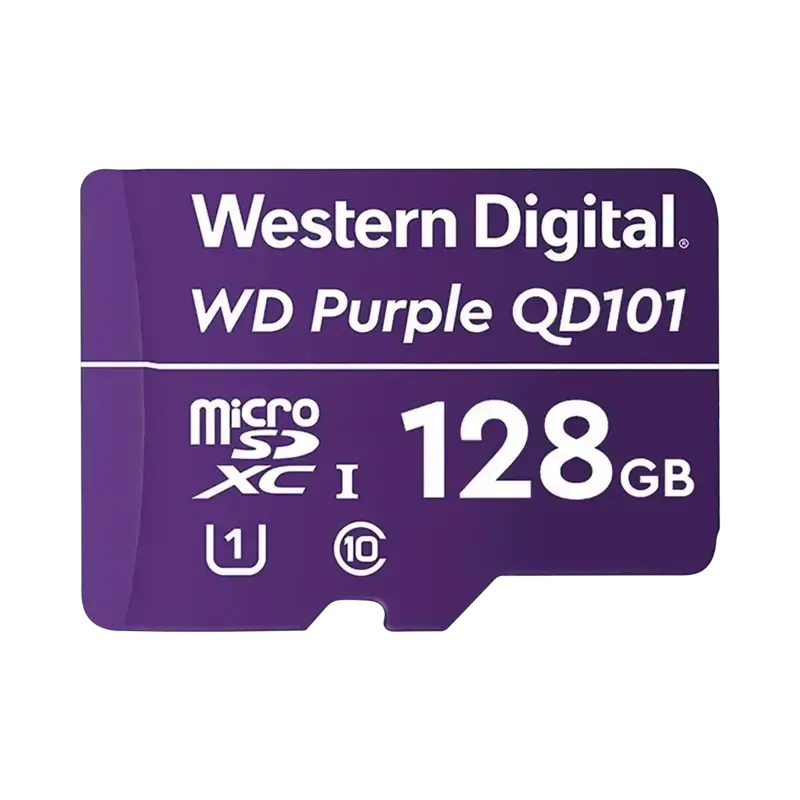 Memoria microSD de 128 GB PURPLE, Especializada Pa Memoria microSD de 128 GB PURPLE, Especializada Pa