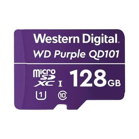 Memoria microSD de 128 GB PURPLE, Especializada Pa