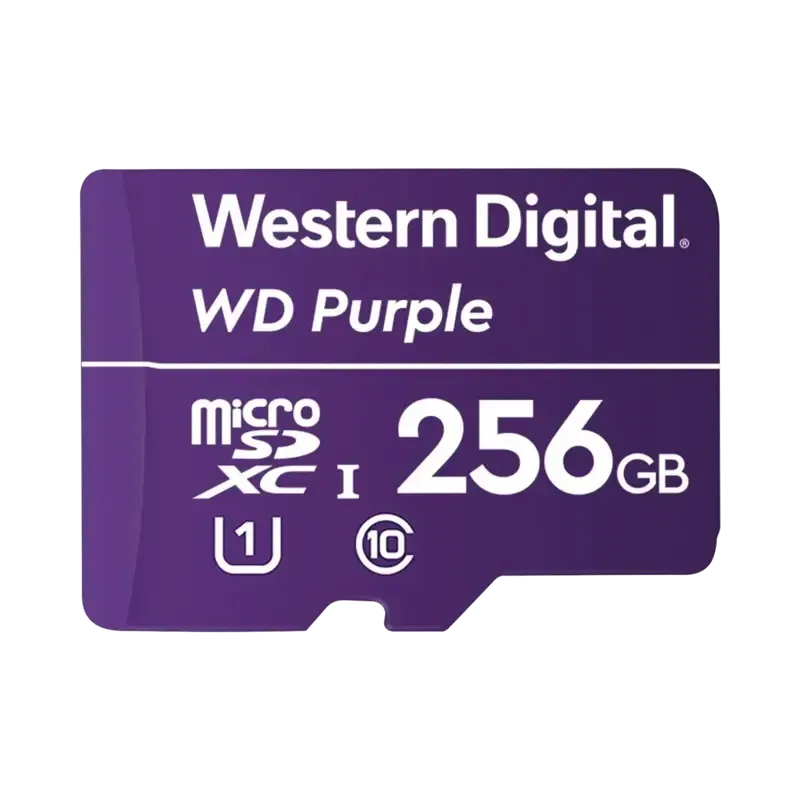 Memoria microSD de 256 GB PURPLE, Especializada Pa Memoria microSD de 256 GB PURPLE, Especializada Pa