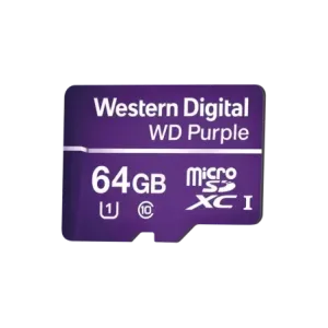 Memoria microSD de 64GB PURPLE, Especializada Para